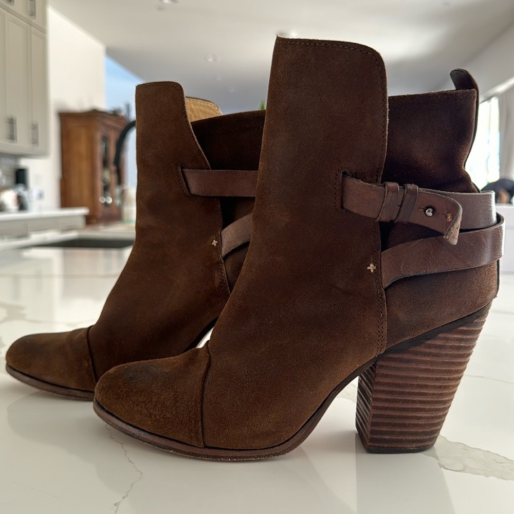 RAG & BONE leather ankle boots. Size 39.5